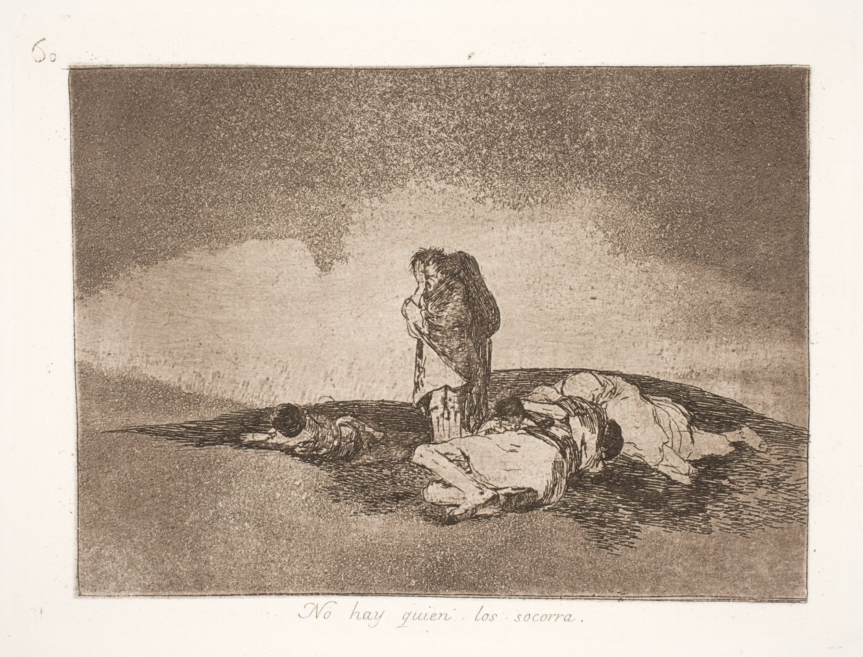 Nincs aki segítsen (60) alkotó: Francisco de Goya