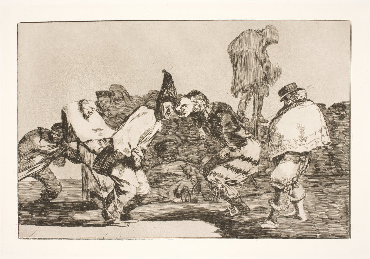 A karnevál bolondsága (Anyád, karnevál, mert holnap hamu lesz) alkotó: Francisco de Goya