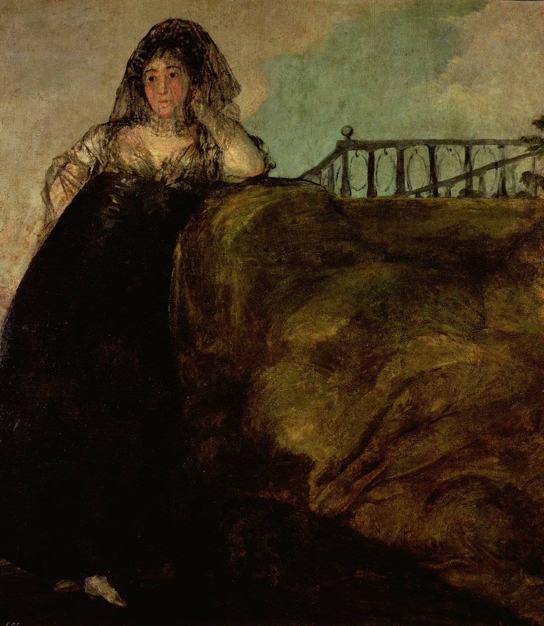 Leocadia Zorilla, a művész házvezetőnője, 1821 körül alkotó: Francisco de Goya