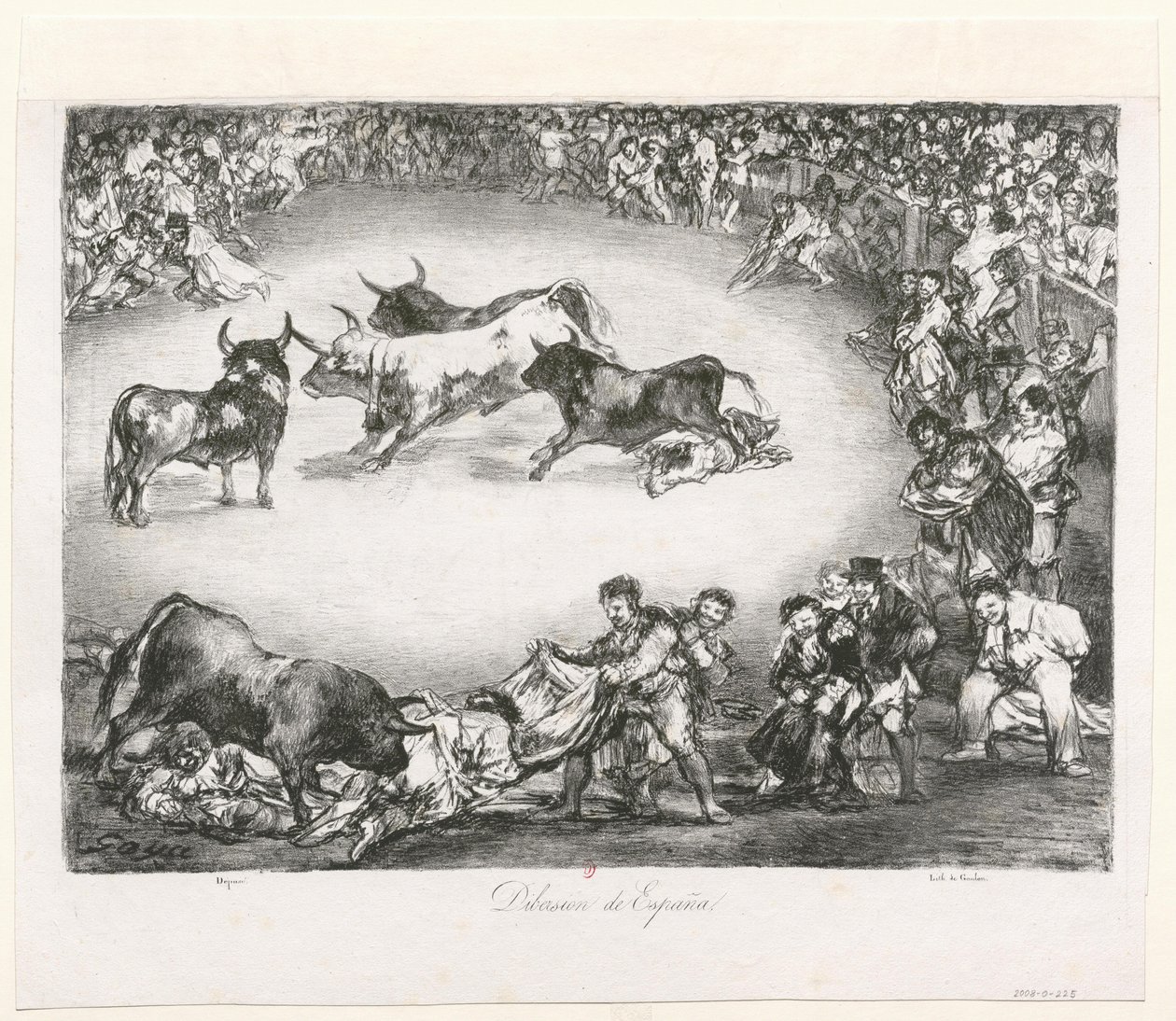 [Bordeaux bikái: Spanyol szórakozás] alkotó: Francisco de Goya