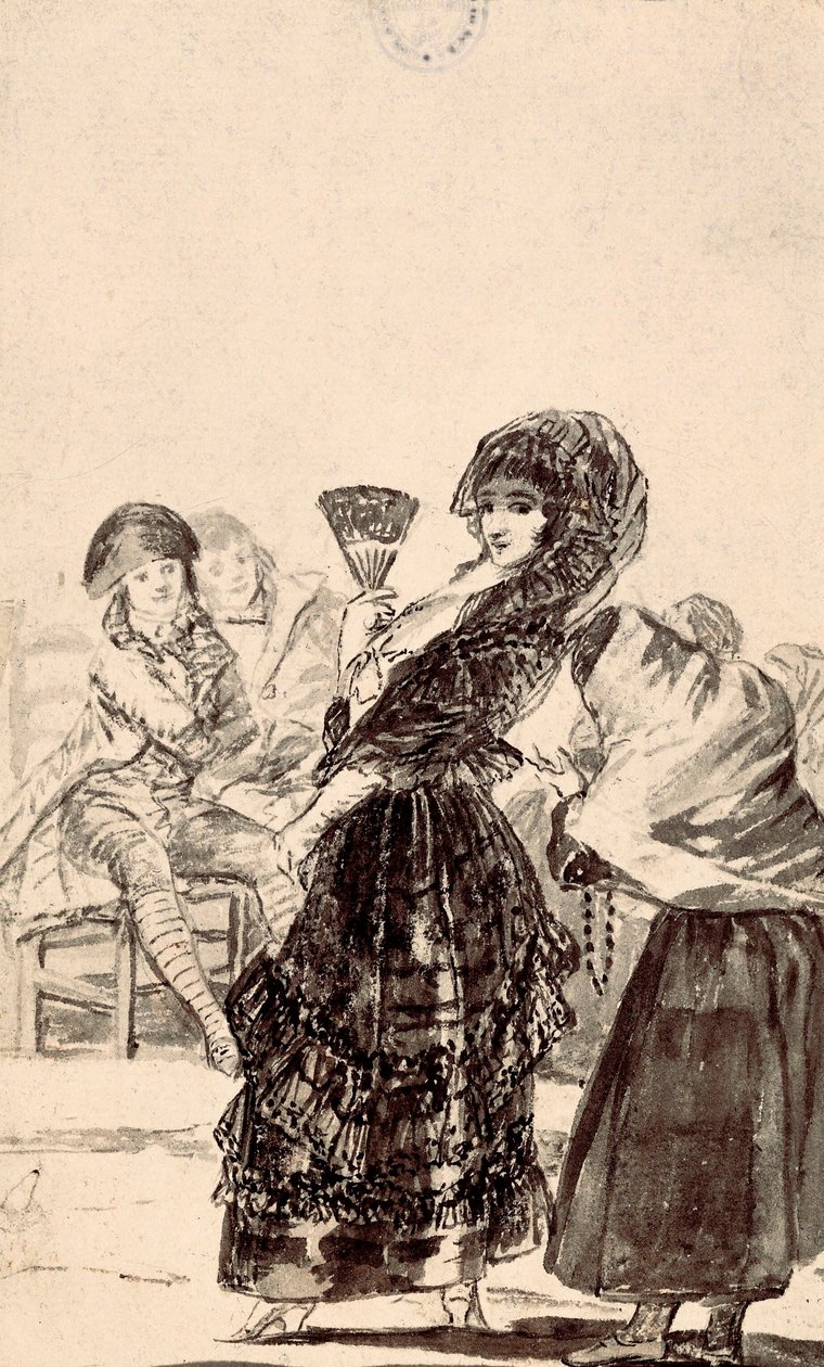Los caprichos: "Isten bocsásson meg neki, ő volt az anyja" alkotó: Francisco de Goya