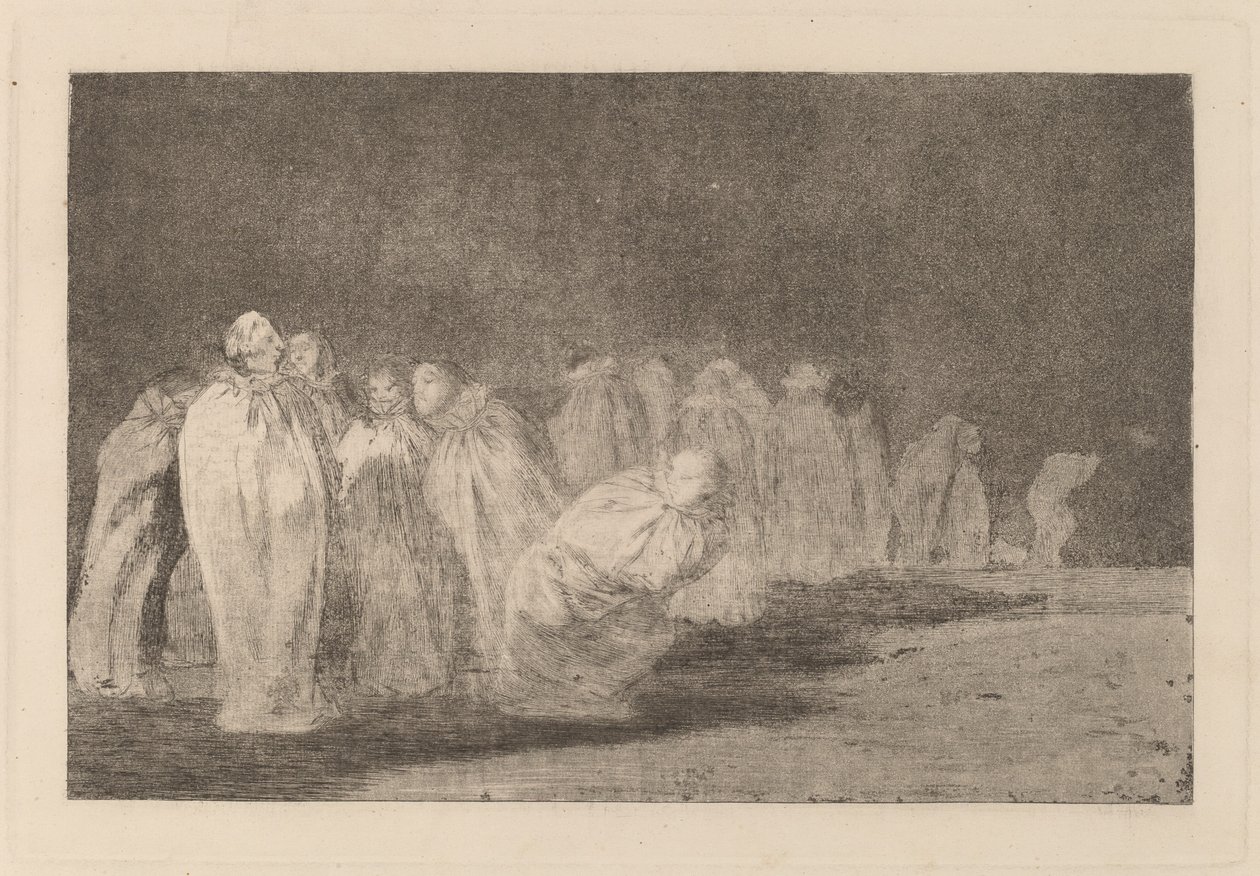 Los ensacados (The Men in Sacks) alkotó: Francisco de Goya