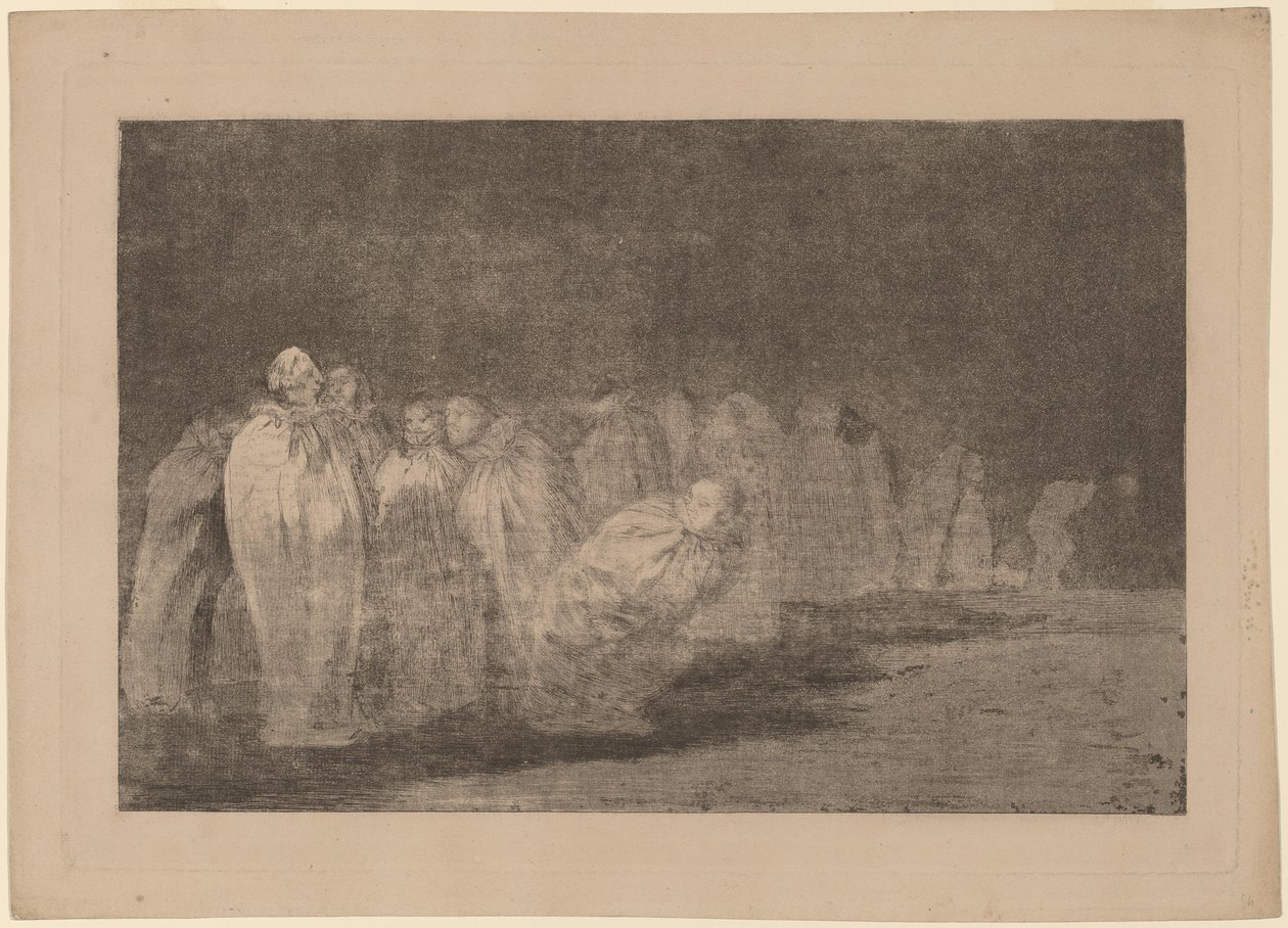 Los ensacados (The Men in Sacks) alkotó: Francisco de Goya