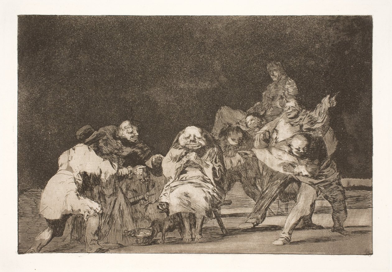 Hűség (akinek nem tetszel, pletyka által rágalmaz) alkotó: Francisco de Goya