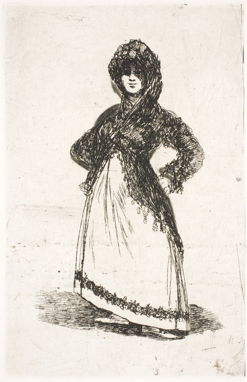 Maja, állva alkotó: Francisco de Goya