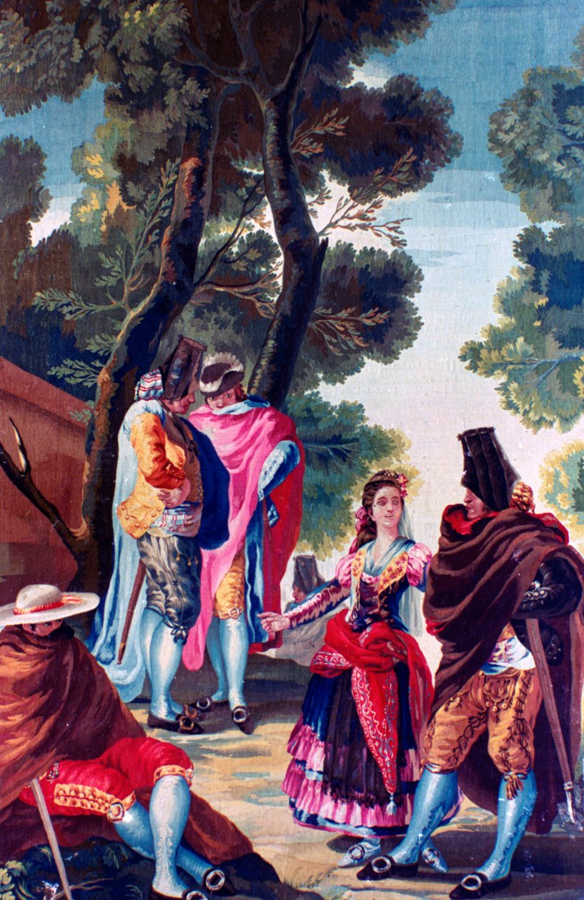 Férfiak rejtett arccal, c1760-1820 alkotó: Francisco de Goya