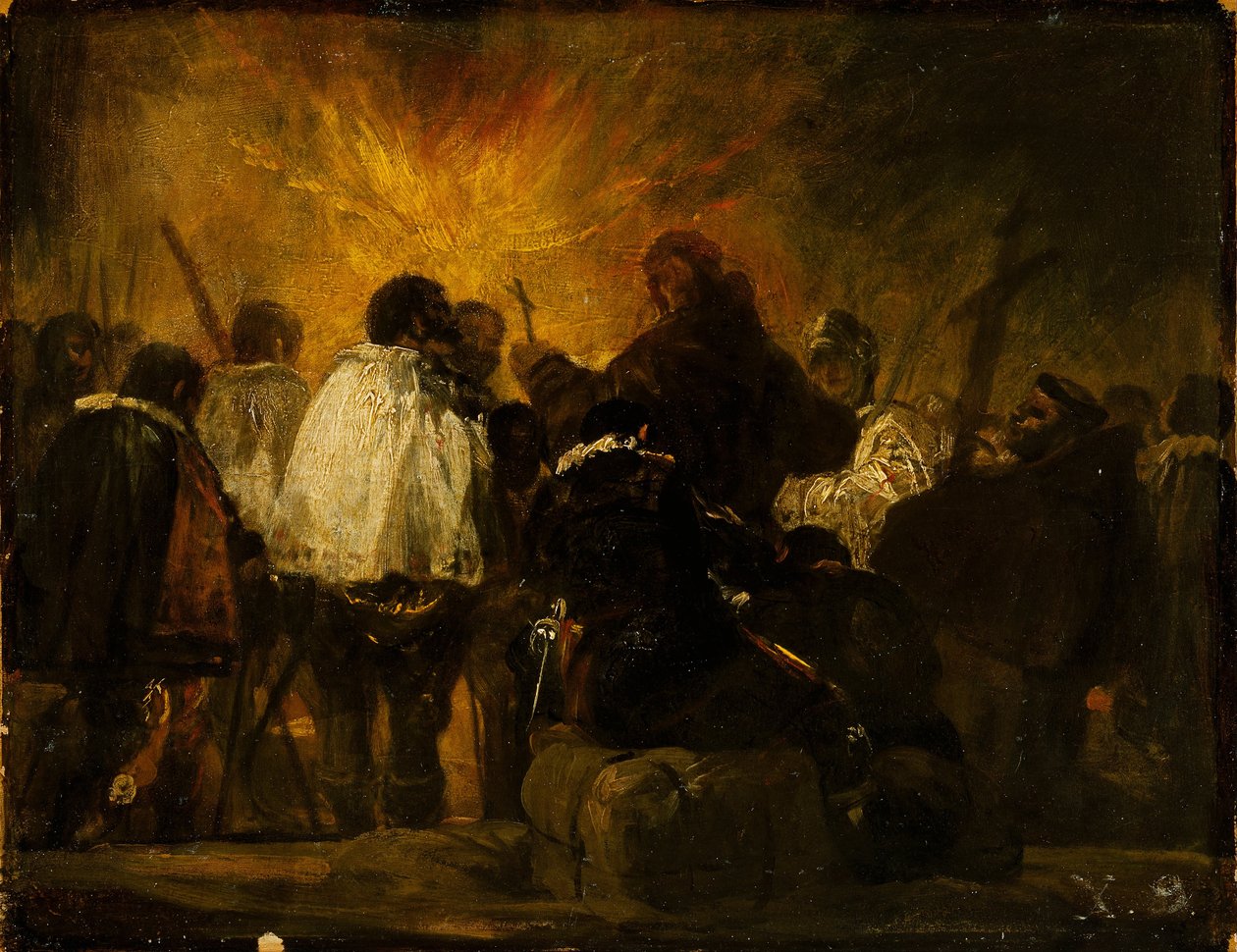 Az inkvizíció éjszakája alkotó: Francisco de Goya