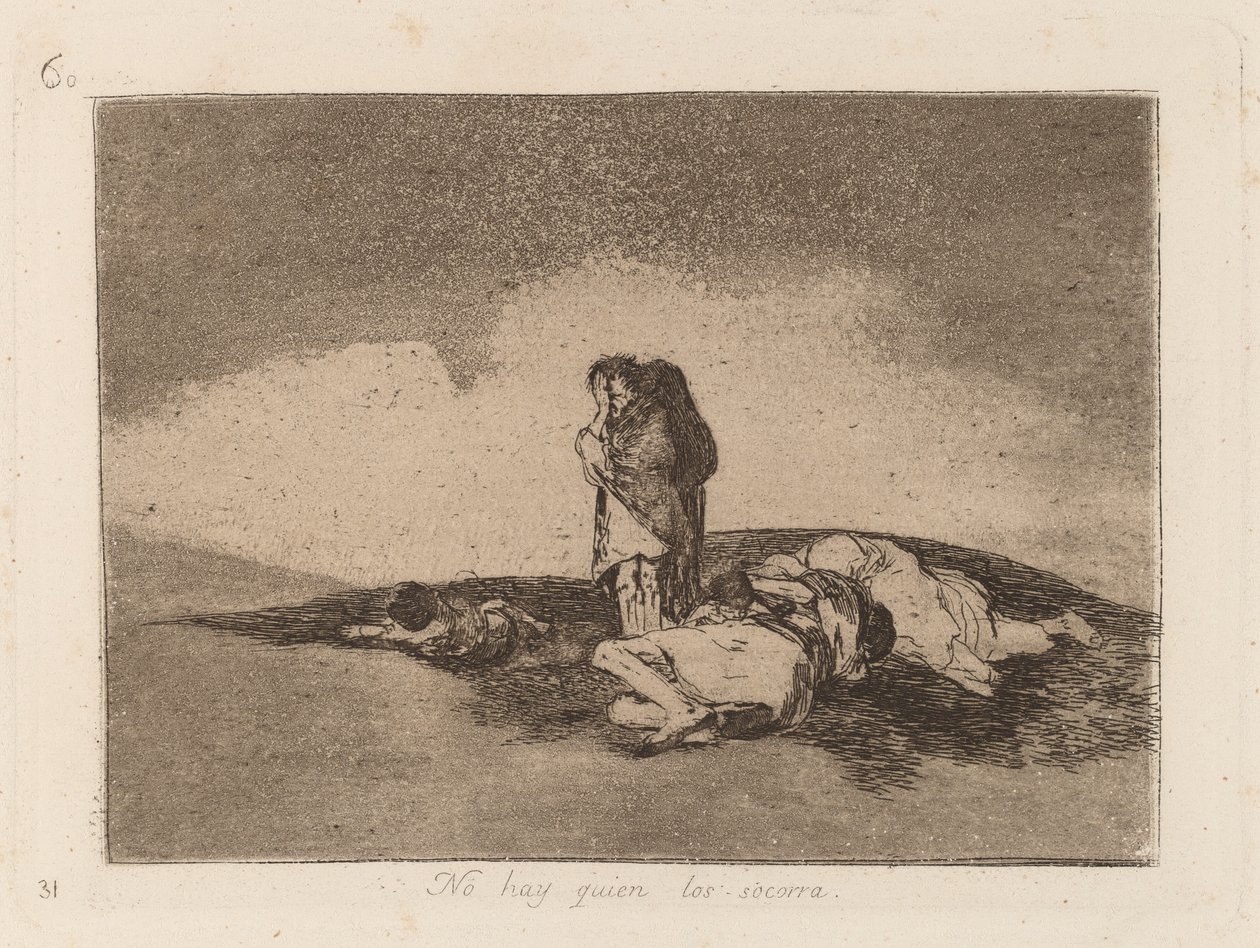 No Hay Quien Los Socorra (senki sem tud segíteni rajtuk) alkotó: Francisco de Goya