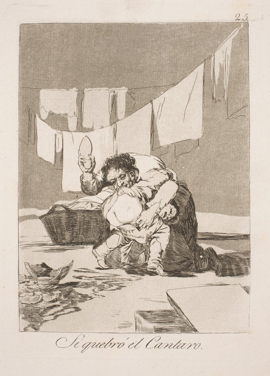Amikor összetörted az üveget alkotó: Francisco de Goya