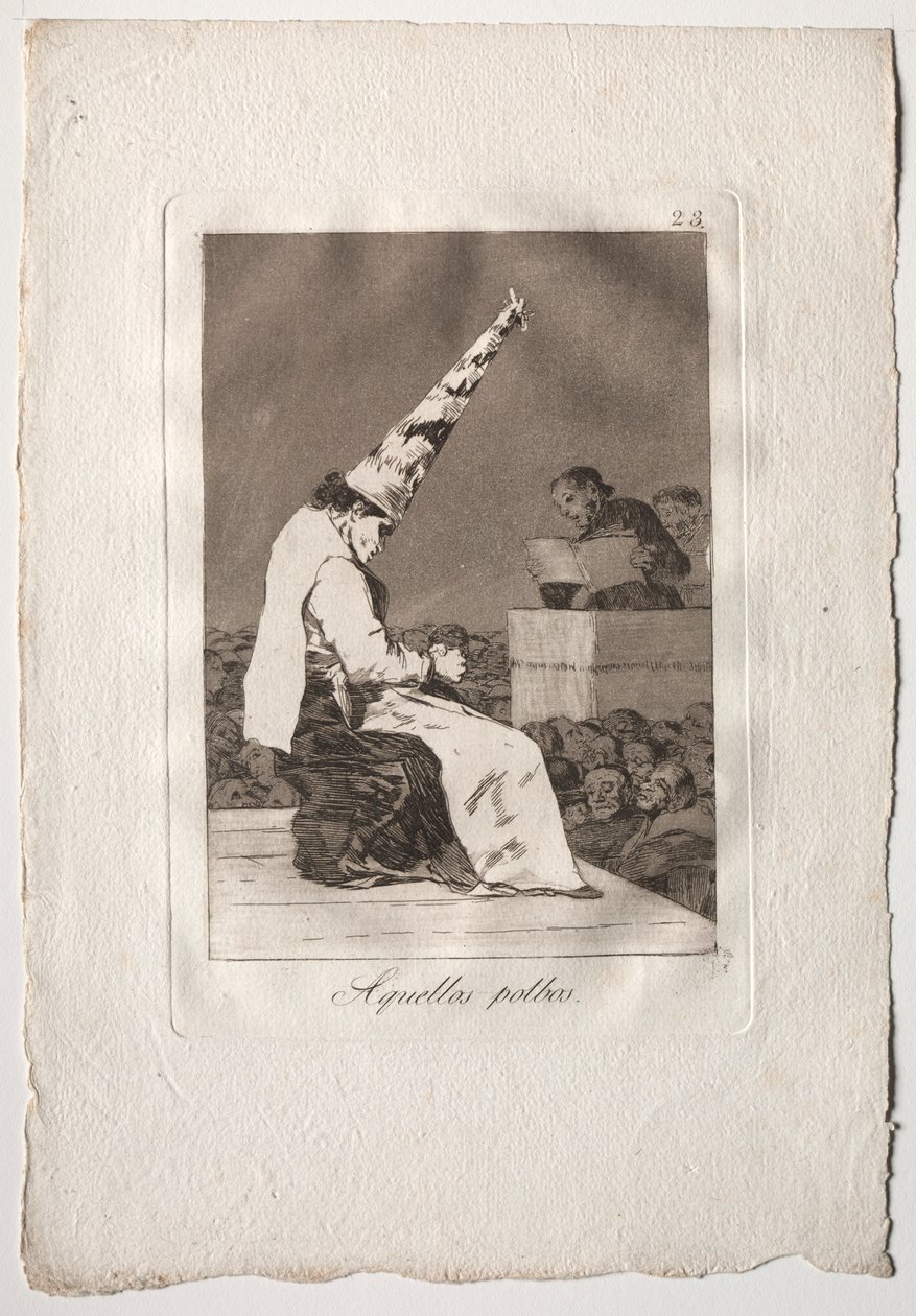 Nyolcvan szeszély: azok a polbok, 1793-1798. alkotó: Francisco de Goya