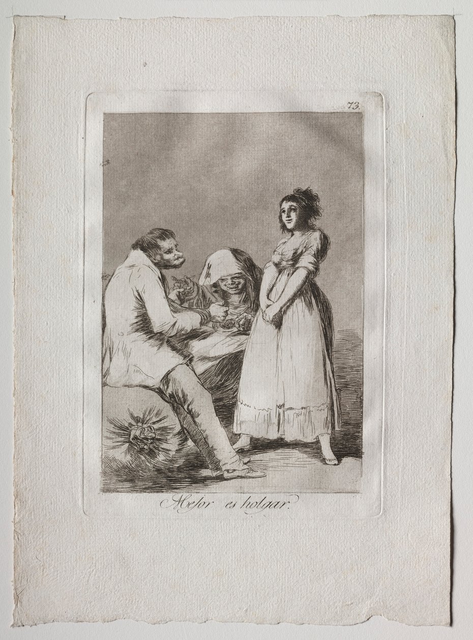 Ochenta Caprichos: Jobb lustának lenni, 1793-1798. alkotó: Francisco de Goya