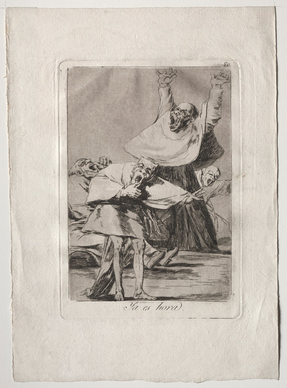 Ochenta Caprichos: Itt az idő, 1793-1798. alkotó: Francisco de Goya