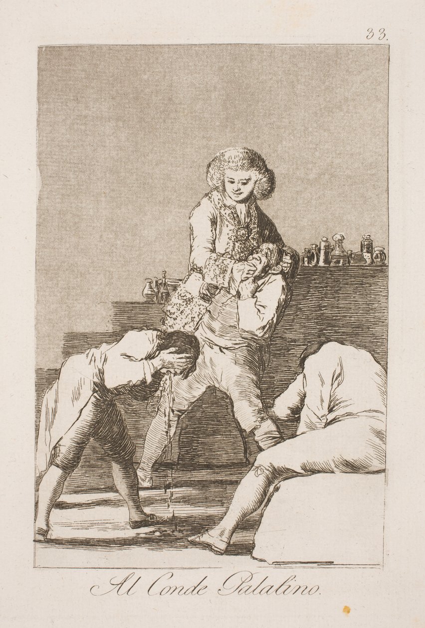 Nádor gróf. Urquijo külügyminiszter, mint egy hencegő alkotó: Francisco de Goya