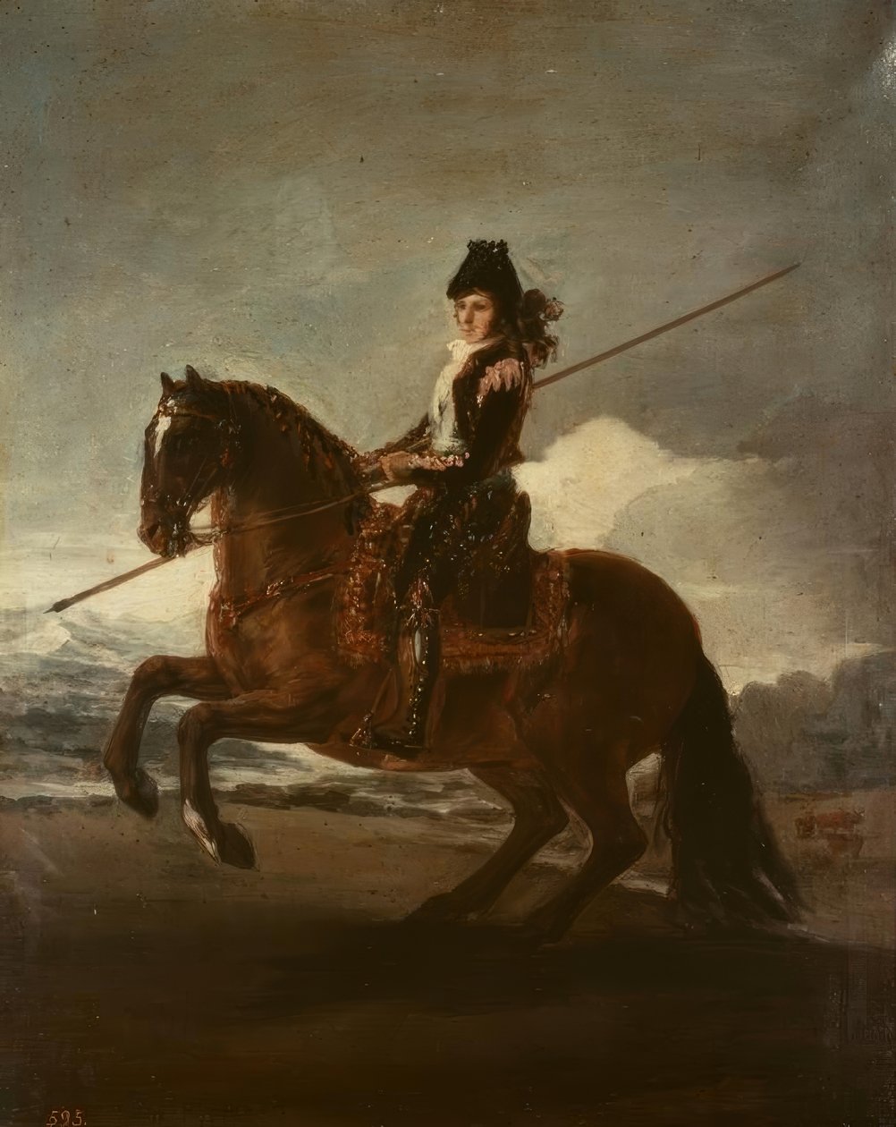Picador lóháton alkotó: Francisco de Goya