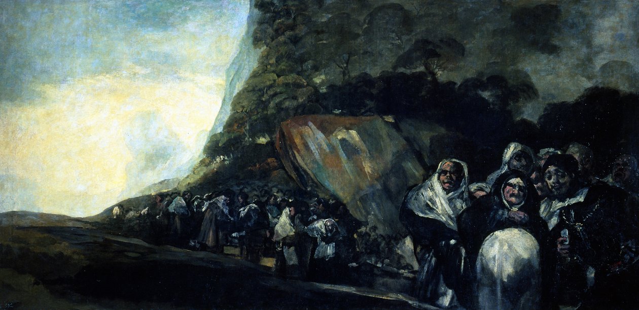 Zarándoklat a San Isidro-kúthoz alkotó: Francisco de Goya
