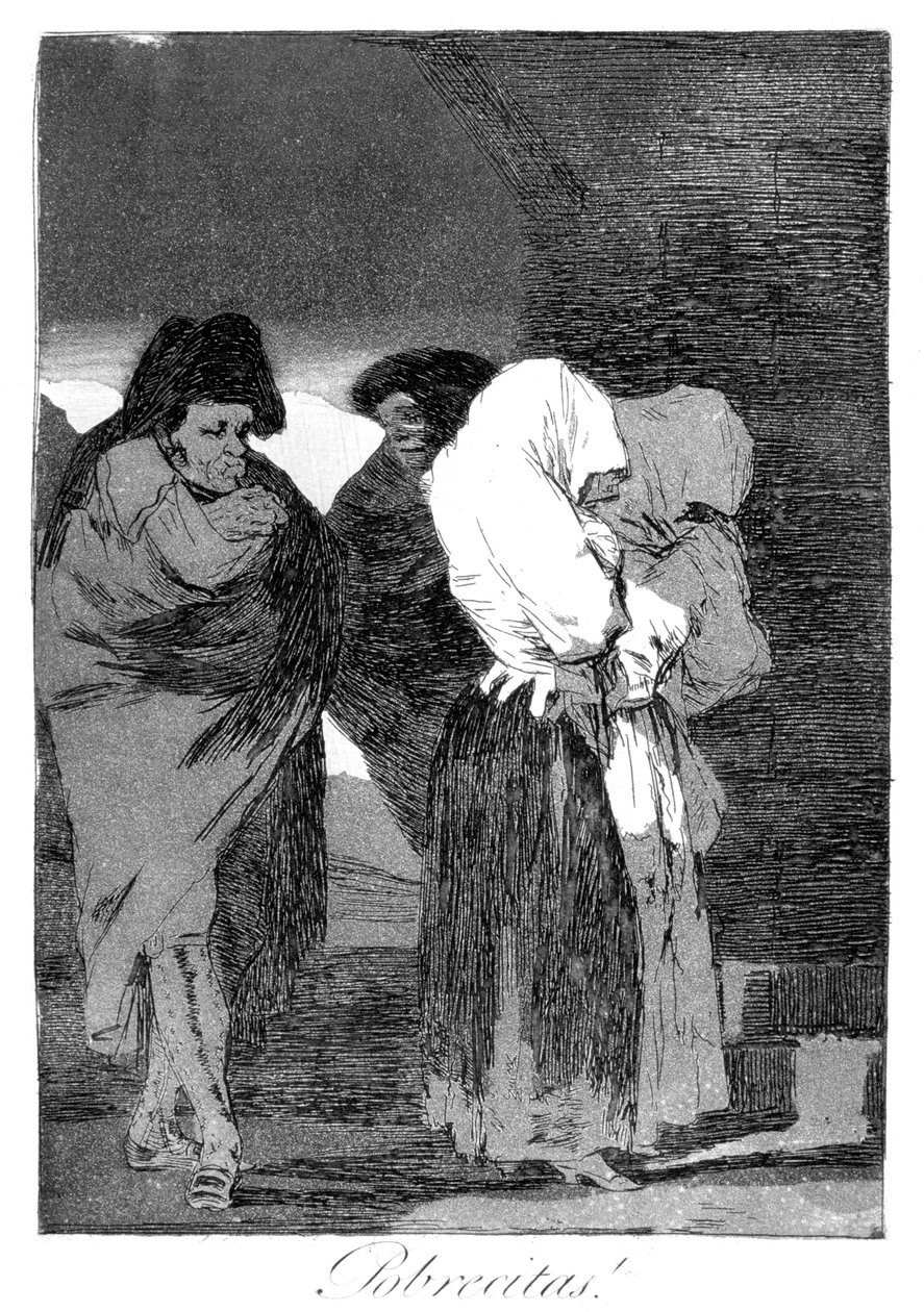 Szegény kislányok!, 1799 alkotó: Francisco de Goya