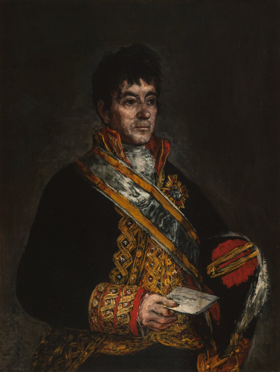 Don Miguel de Lardizábal portréja, 1815 alkotó: Francisco de Goya