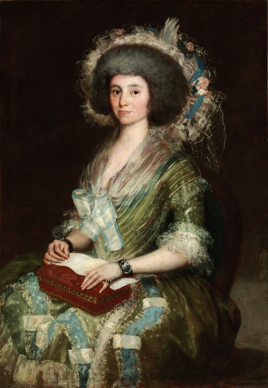 Dona Manuela Camas portréja alkotó: Francisco de Goya