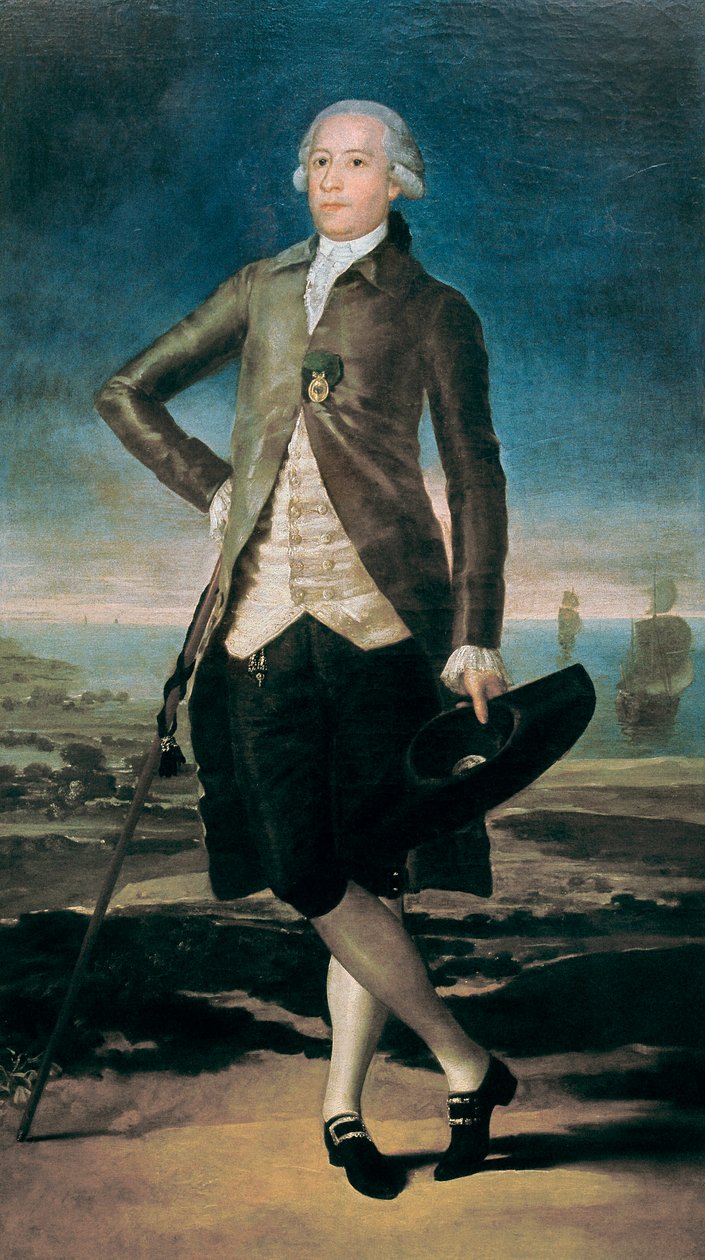 Gaspar Melchor de Jovellanos portréja, Francisco de Goya y Lucientes festménye alkotó: Francisco de Goya