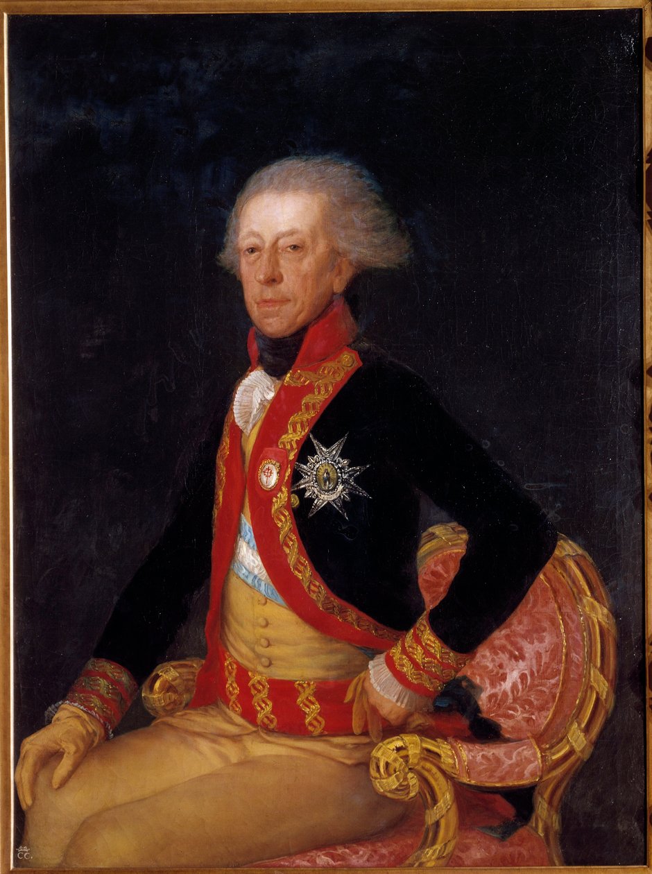 Don Antonio Ricardos tábornok portréja Francisco de Goya festménye (1746-1828) 18. századi nap. 1,12 x 0,84 m Madrid, Musee du Prado alkotó: Francisco de Goya