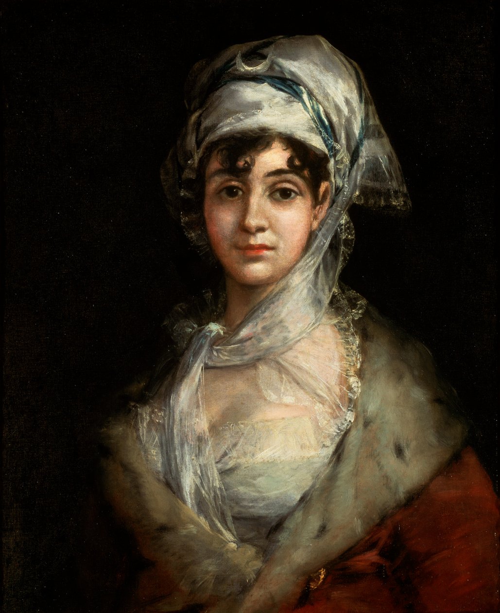 Antonia Zárate színésznő portréja, 1810 alkotó: Francisco de Goya