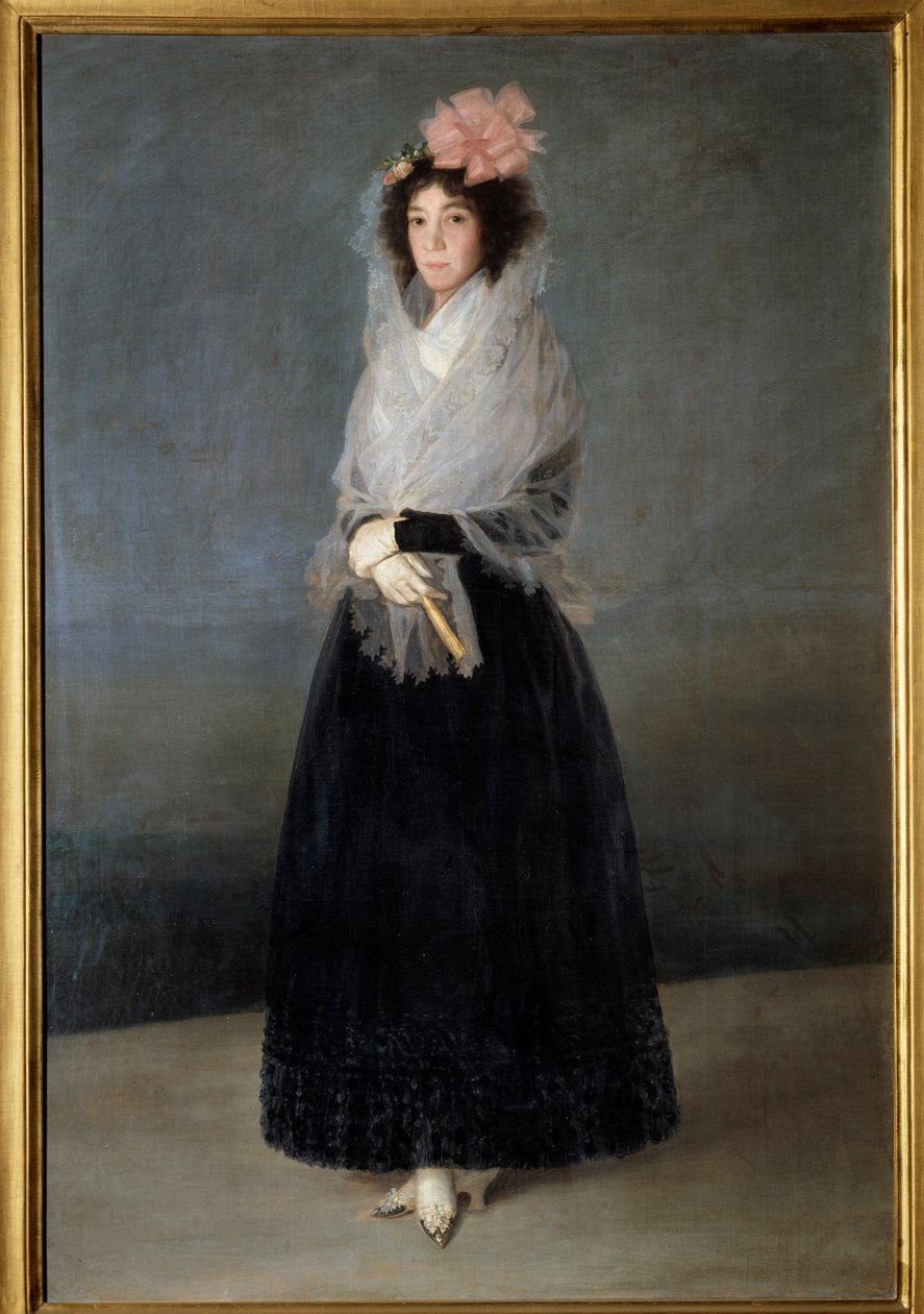Del Carpio grófnő, Solana márkiné portréja (1757-1795) Francisco de Goya (1746-1828) festménye 18. századi V. 1,81 x 1,22 m alkotó: Francisco de Goya