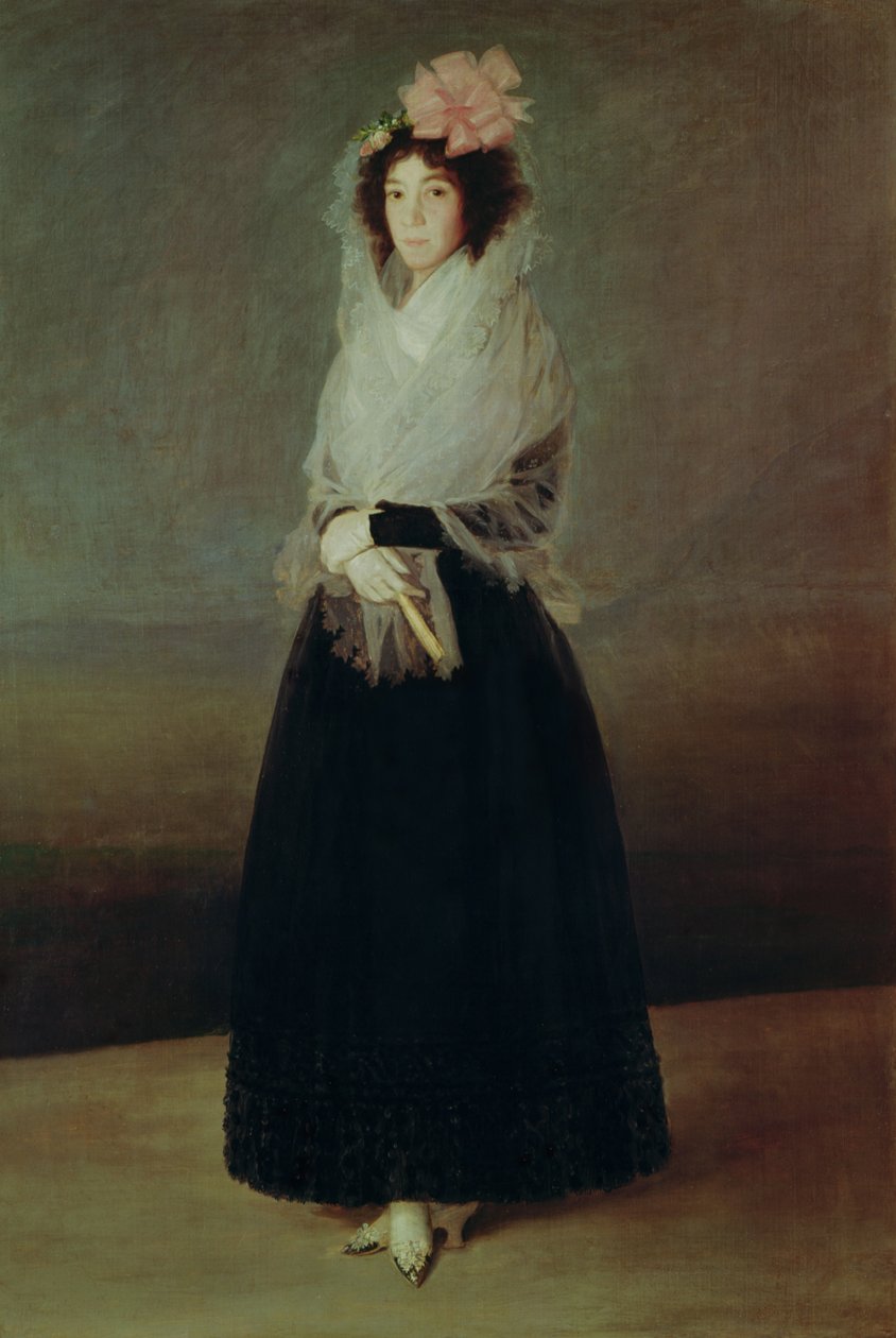 Carpio grófnő portréja (1757-95) Marquesa de la Solana, 1793 körül alkotó: Francisco de Goya