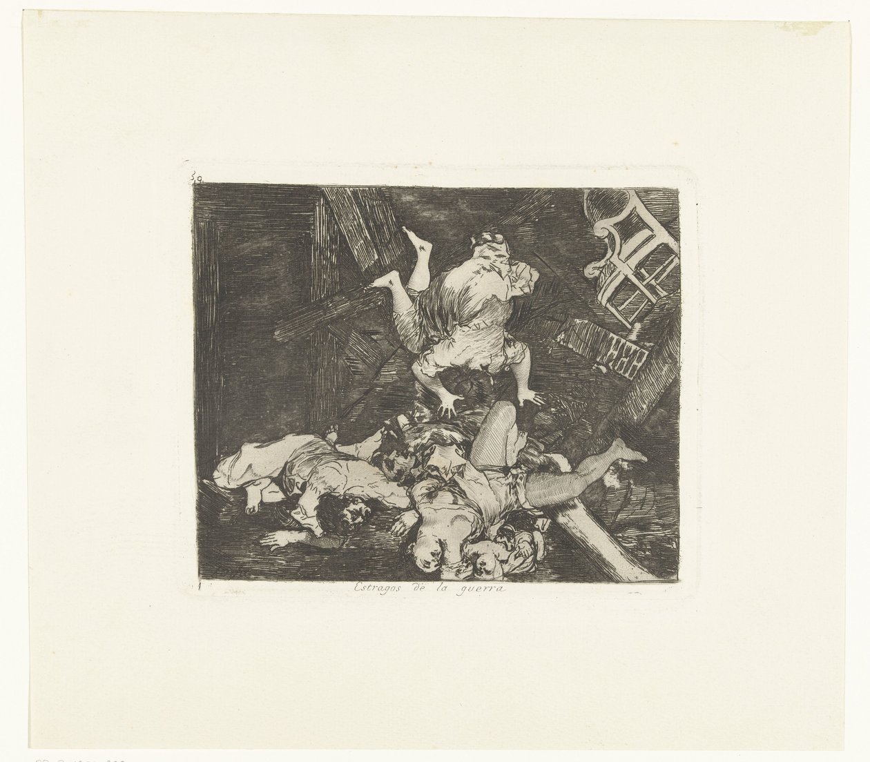 Ravages van de oorlog A háború pusztításai (cím a tárgyon) De gruwelen van de oorlog (sorozat címe) The Disasters of War (sorozat címe) alkotó: Francisco de Goya