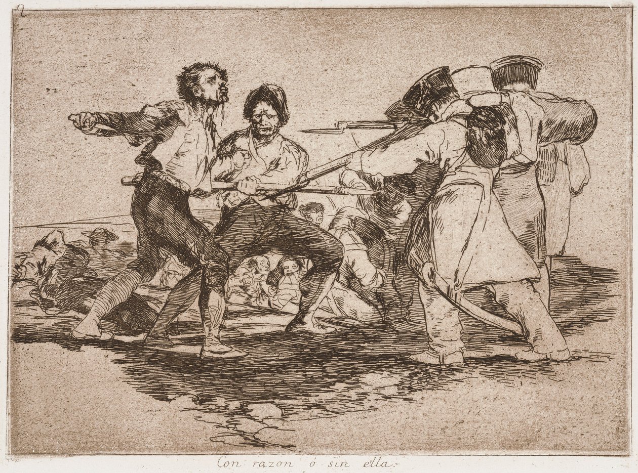 Joggal vagy jogtalanul, A háború borzalmai sorozatból alkotó: Francisco de Goya