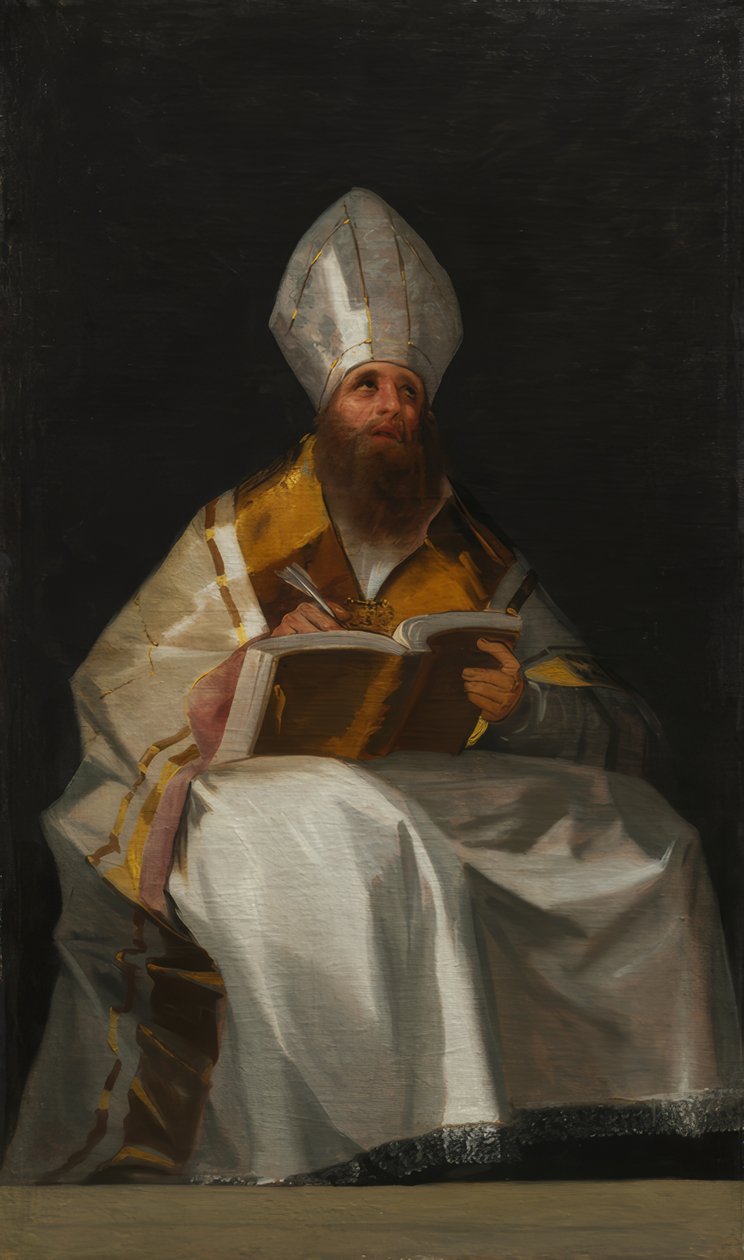 Szent Ambrus alkotó: Francisco de Goya