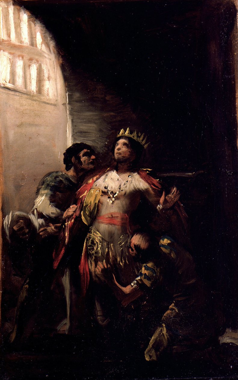 Szent Hermenegild a börtönben alkotó: Francisco de Goya