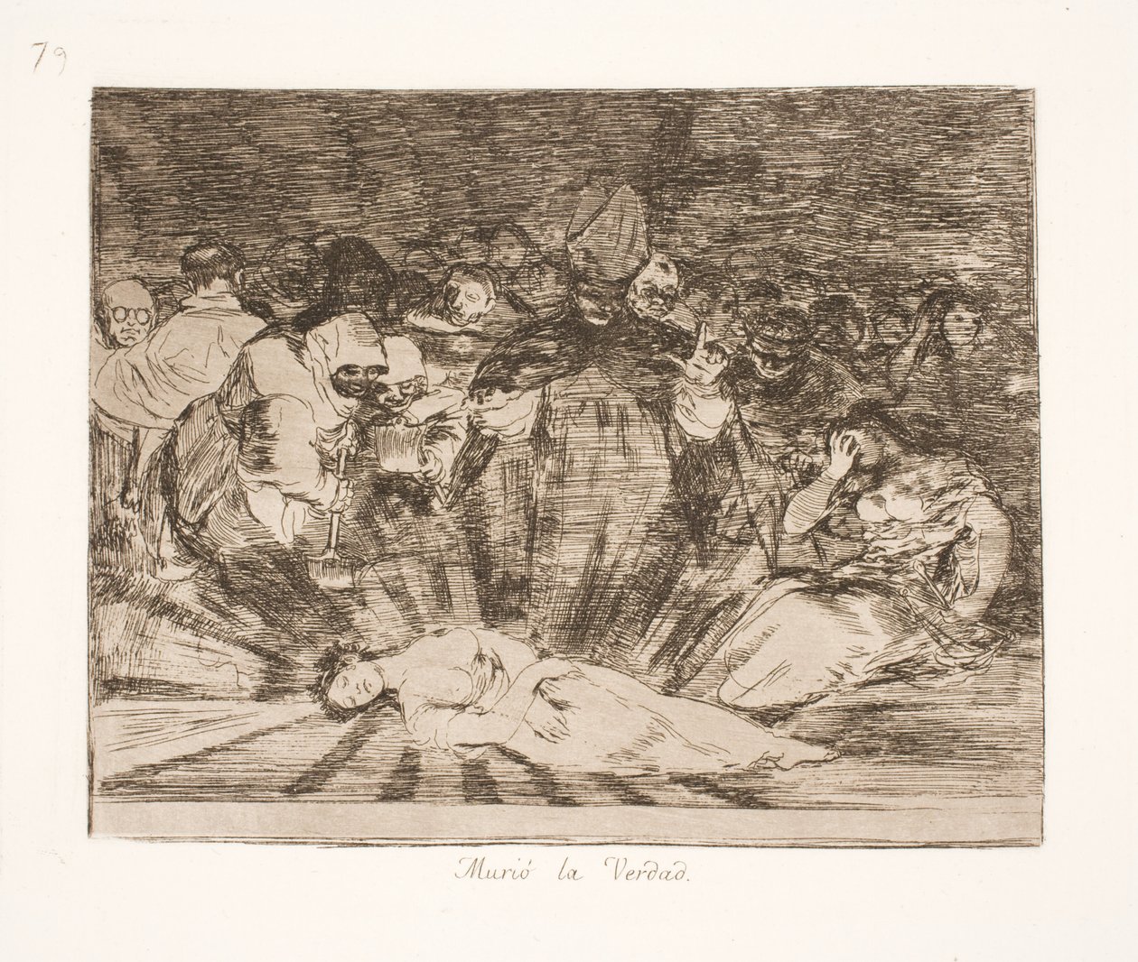 Az igazság halott (79) alkotó: Francisco de Goya