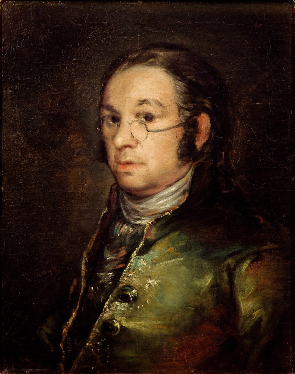 Önarckép szemüveggel alkotó: Francisco de Goya
