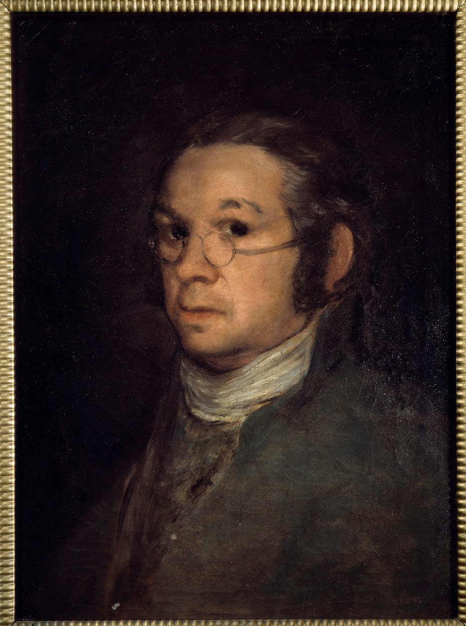 Francisco de Goya (1746-1828) önarcképfestménye 19. századi nap. 0,54x0,39 m Bayonne, Musee Bonnat – Önarckép. Francisco de Goya festménye (1746-1828) alkotó: Francisco de Goya