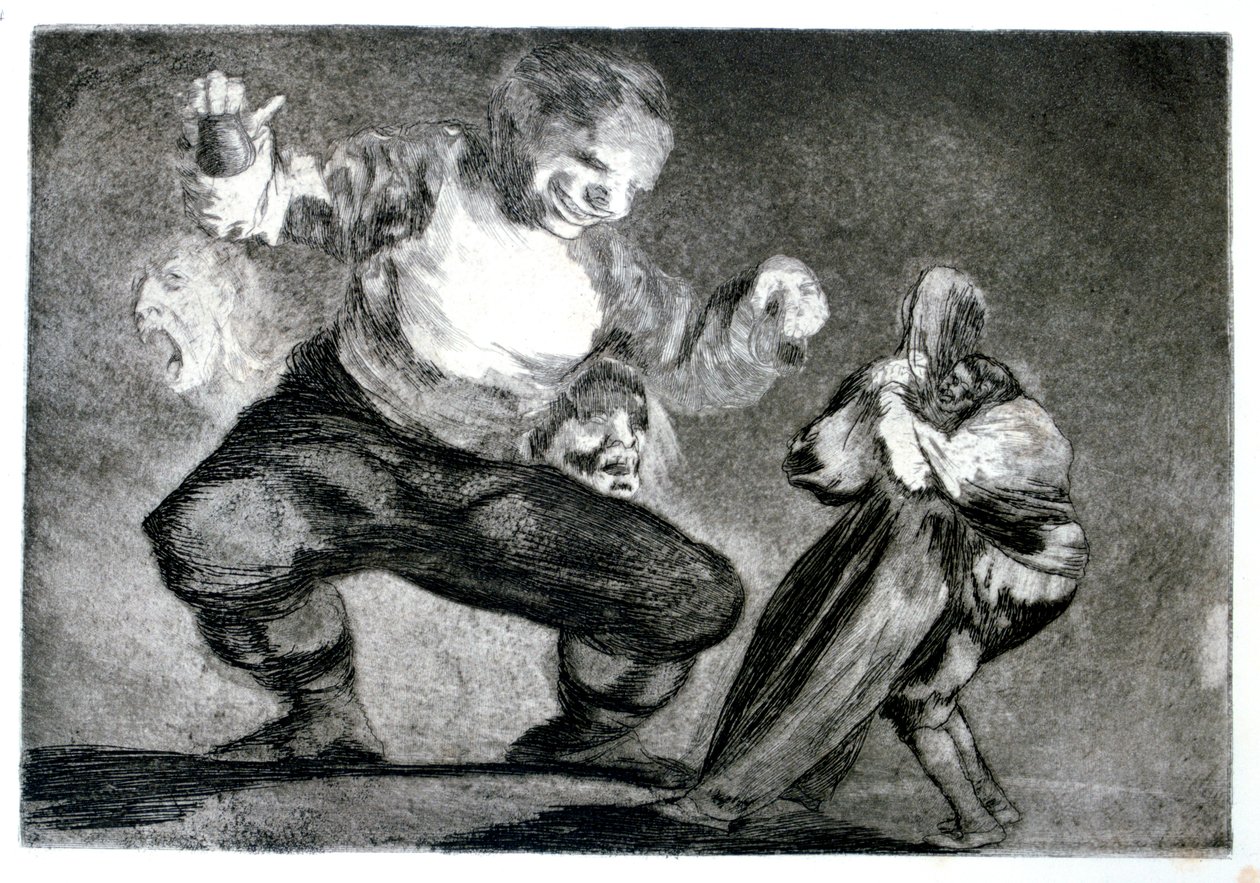 Simpleton, 1819-1823 alkotó: Francisco de Goya