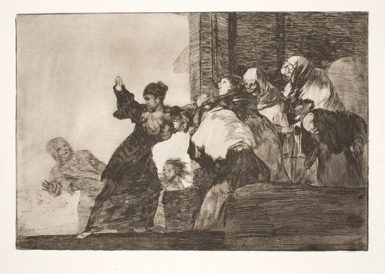 Measly Folly (két fej jobb, mint egy) alkotó: Francisco de Goya