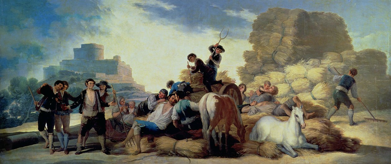 Nyár, vagy az aratás alkotó: Francisco de Goya