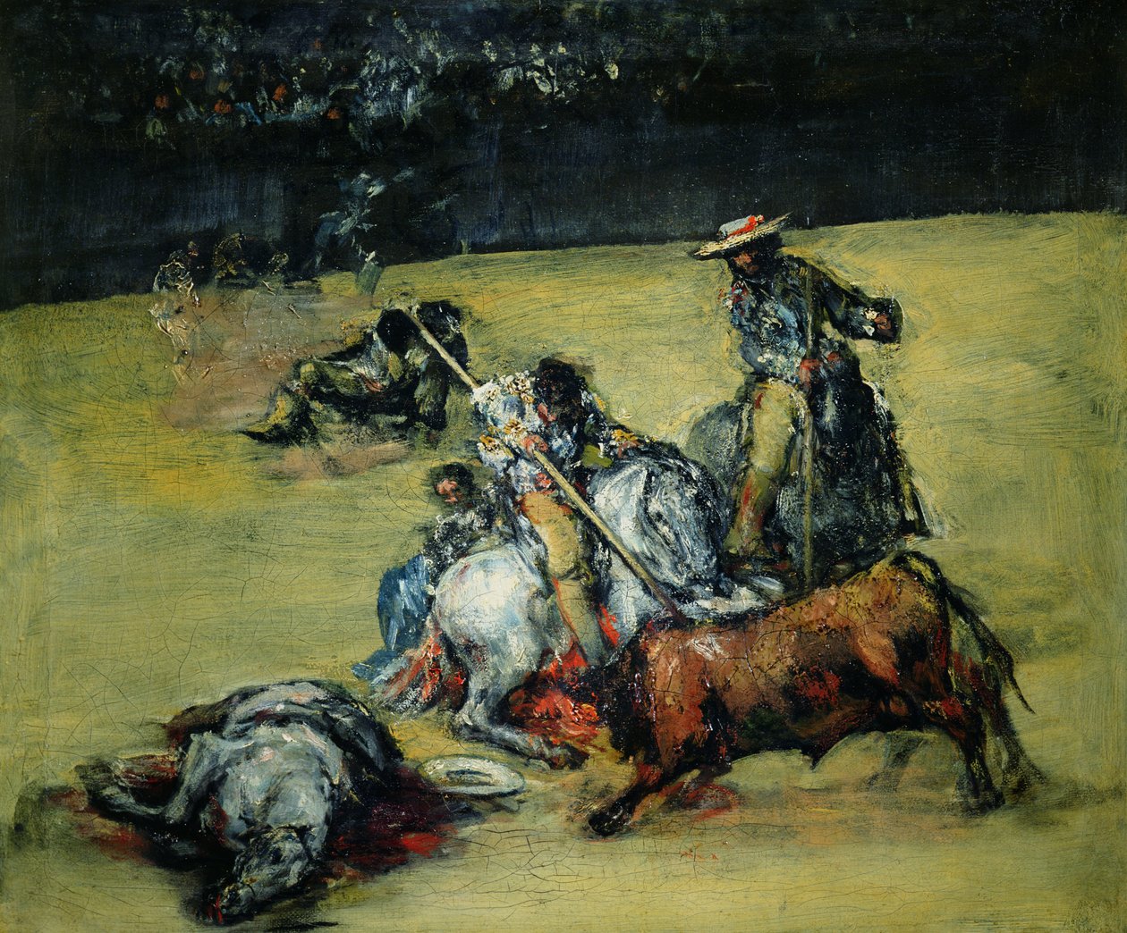 A bikaviadal, 1825 körül alkotó: Francisco de Goya