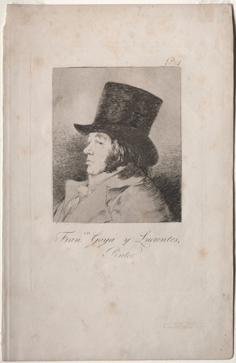 A Caprichos: Goya portréja alkotó: Francisco de Goya