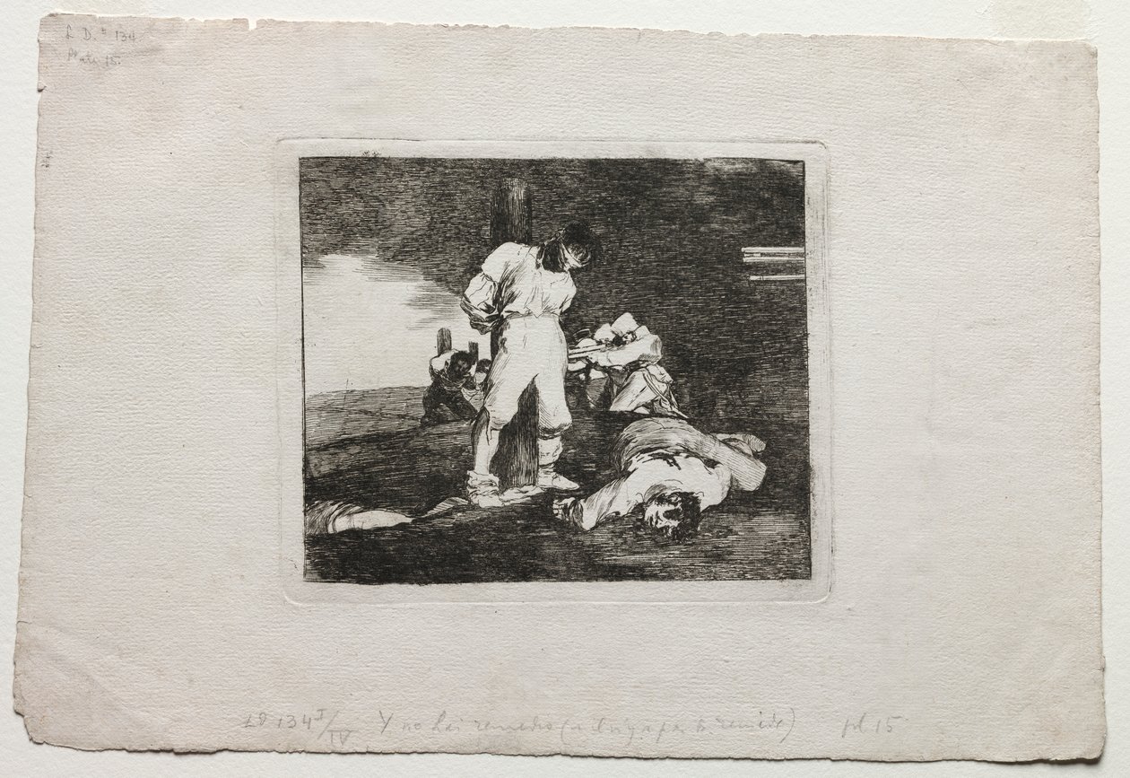 A háború katasztrófái: és nincs rá segítség alkotó: Francisco de Goya