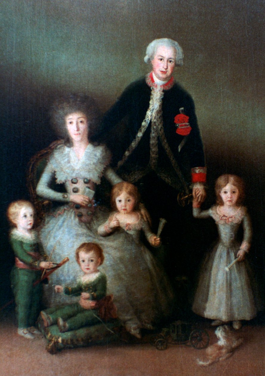 Osuna hercege és családja, 1788 alkotó: Francisco de Goya