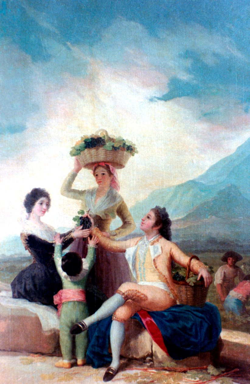A szőlőszüret, 1786-1787 alkotó: Francisco de Goya