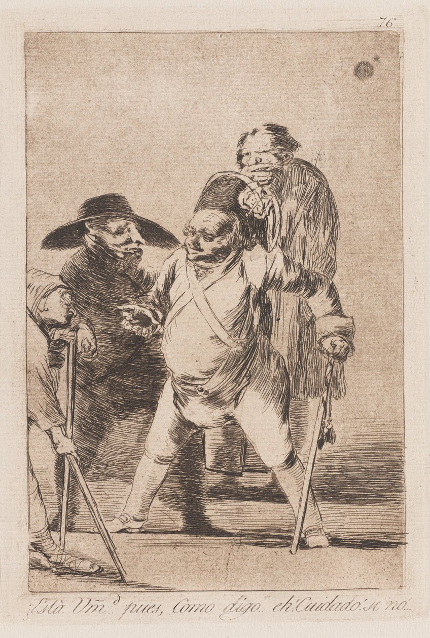 The Habit of Command, 18. vége-19. eleje század (nyomtatás) alkotó: Francisco de Goya