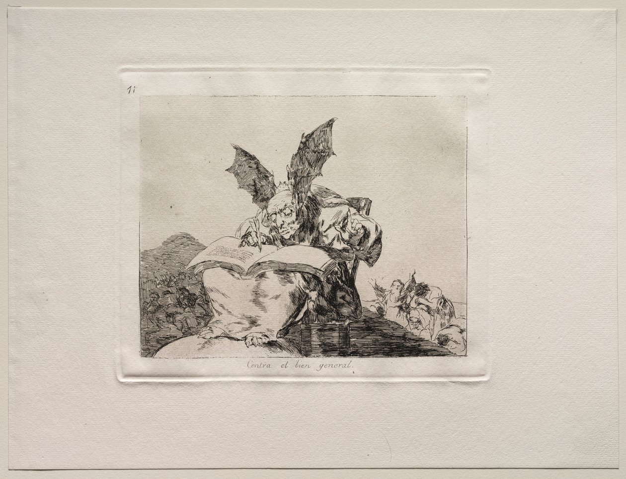 A háború borzalmai: A közjó ellen. alkotó: Francisco de Goya