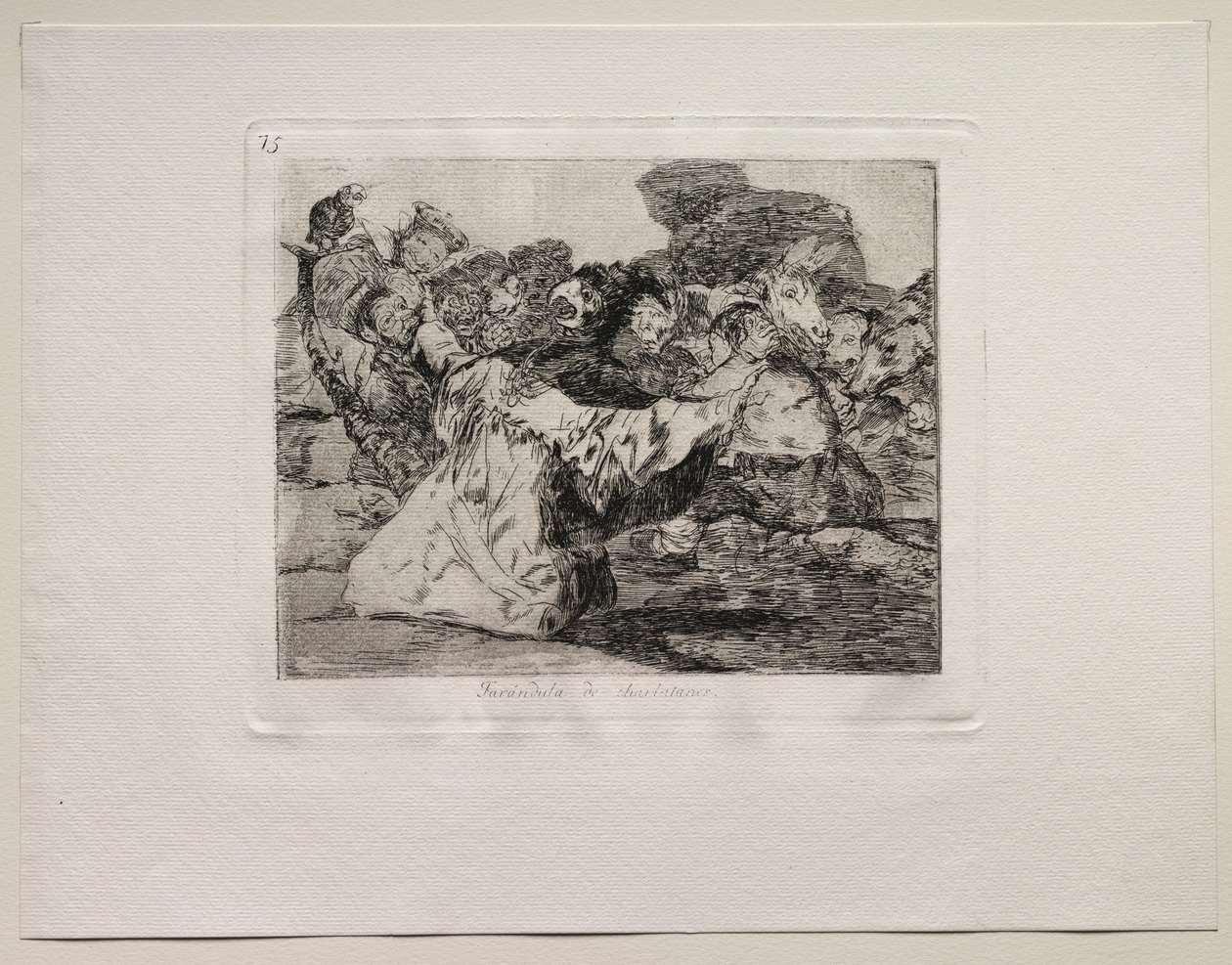 The Horrors of War: Charlatans Show. alkotó: Francisco de Goya