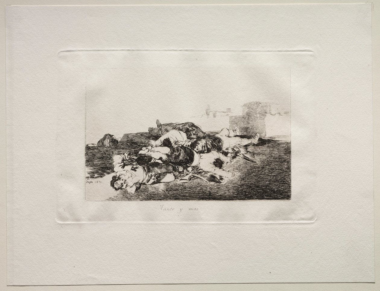 A háború borzalmai: még rosszabb, 1810. alkotó: Francisco de Goya