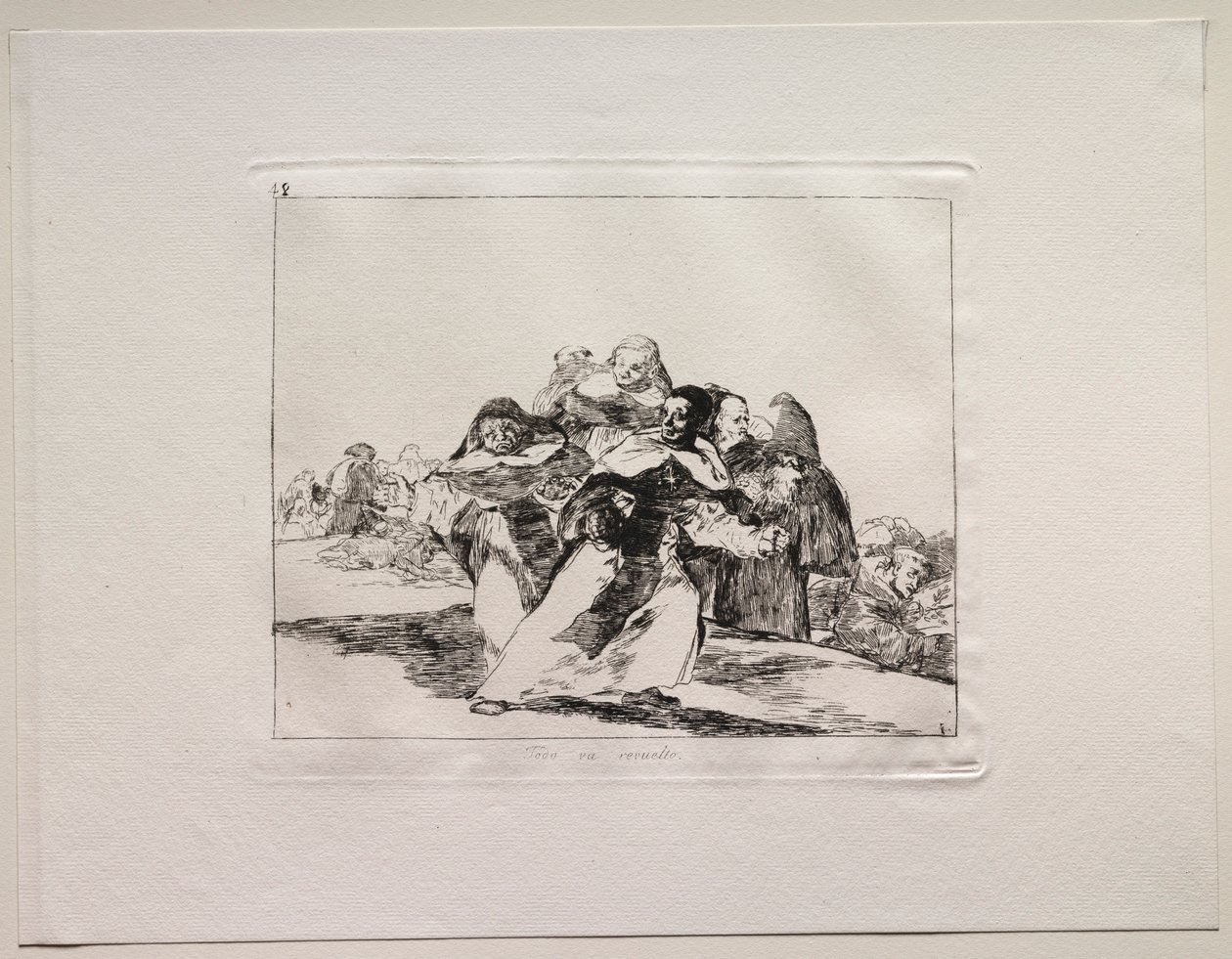The Horrors of War: Minden topsy-turvy. alkotó: Francisco de Goya
