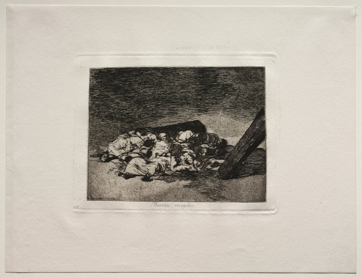 A háború borzalmai: A halottak betakarítása alkotó: Francisco de Goya