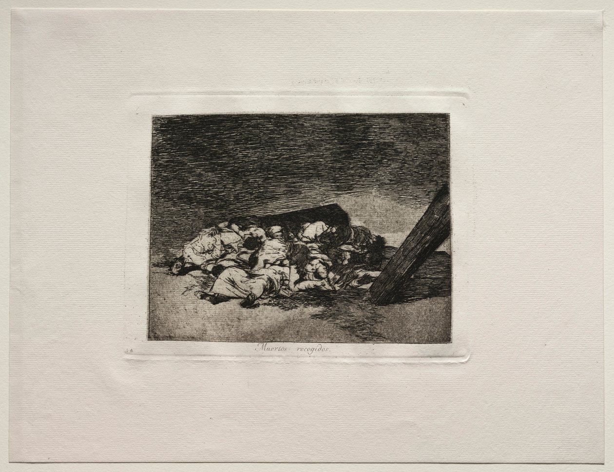 A háború borzalmai: A halottak betakarítása. alkotó: Francisco de Goya