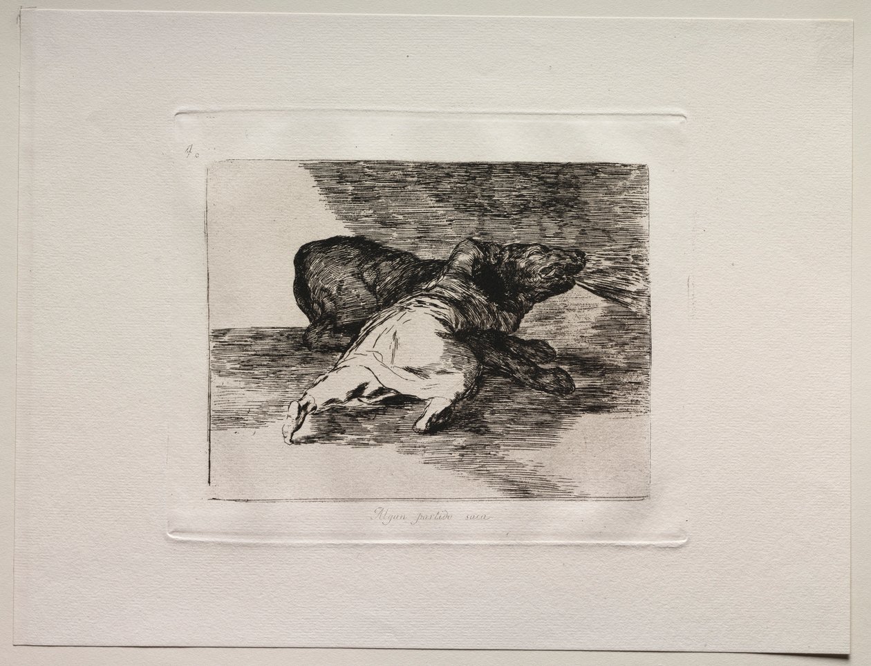 A háború borzalmai: kihoz belőle valamit... alkotó: Francisco de Goya